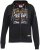D555 KNEBWORTH Full Zip Hoody With Chest Print Black - Sweatshirts & hoodies - Sweatshirt & Camisolas com Capuz tamanhos grandes