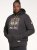 D555 KNEBWORTH Full Zip Hoody With Chest Print Black - Sweatshirts & hoodies - Sweatshirt & Camisolas com Capuz tamanhos grandes