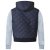 D555 Willie Hooded Quilted Jacket with Fleece sleeves - Casacos - Casacos Homem Tamanhos Grandes