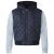 D555 Willie Hooded Quilted Jacket with Fleece sleeves - Casacos - Casacos Homem Tamanhos Grandes