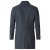 D555 Terry Checked Overcoat Charcoal - Casacos - Casacos Homem Tamanhos Grandes