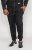 D555 Buckingham Cuffed Jogger With Side Pockets Black Tall Sizes - ROUPAS DE HOMEM MT-6XLT - Tamanhos-Tall Homem