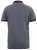 D555 KEMSTON Birds Eye Pique Polo Navy/White - Pólos - Pólos Tamanhos Grandes Homem