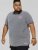 D555 KEMSTON Birds Eye Pique Polo Navy/White - Pólos - Pólos Tamanhos Grandes Homem