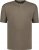 Adamo Silas Regular fit Serafino T-shirt Khaki - T-shirts - T-shirts Homem Tamanhos Grandes