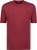 Adamo Silas Regular fit Serafino T-shirt Burgundy - T-shirts - T-shirts Homem Tamanhos Grandes