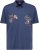Adamo DURBAN Regular fit Polo Shirt Navy - Pólos - Pólos Tamanhos Grandes Homem