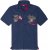 Adamo DURBAN Regular fit Polo Shirt Navy - Pólos - Pólos Tamanhos Grandes Homem