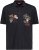 Adamo DURBAN Regular fit Polo Shirt Black - Pólos - Pólos Tamanhos Grandes Homem