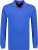Adamo Peter Comfort fit Long sleeve Polo Blue - Pólos - Pólos Tamanhos Grandes Homem