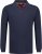 Adamo Peter Comfort fit Long sleeve Polo Navy - Pólos - Pólos Tamanhos Grandes Homem