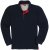 Adamo Peter Comfort fit Long sleeve Polo Navy - Pólos - Pólos Tamanhos Grandes Homem