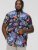 D555 TOBY Multi Colour Hawaiian AO Print Shirt - Camisas - Camisas Homem Tamanhos Grandes