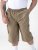 D555 Mason Cargo Shorts Sand - Calções - Calções Homem Tamanhos Grandes