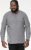 D555 RADCLIFFE Cross Hatch Soft Touch Slub Long Sleeve Shirt With Chest Patch Pocket Charcoal - Camisas - Camisas Homem Tamanhos Grandes