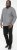 D555 RADCLIFFE Cross Hatch Soft Touch Slub Long Sleeve Shirt With Chest Patch Pocket Charcoal - Camisas - Camisas Homem Tamanhos Grandes