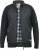 D555 MARSDEN Hybrid Knitted Jacket With Bonded Fleece Lining Black - Casacos - Casacos Homem Tamanhos Grandes