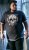 D555 DARREN Skull Printed T-Shirt With Double Layer On Hem & Cuff Black Reno - T-shirts - T-shirts Homem Tamanhos Grandes