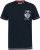 D555 GRAHAM YOSEMITE Chest And Back Printed Crew Neck T-Shirt Navy - T-shirts - T-shirts Homem Tamanhos Grandes