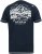 D555 GRAHAM YOSEMITE Chest And Back Printed Crew Neck T-Shirt Navy - T-shirts - T-shirts Homem Tamanhos Grandes