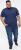 D555 ORSTON Reno Fabric Crew Neck T-Shirt With Chest Embroidery Blue Reno - T-shirts - T-shirts Homem Tamanhos Grandes