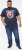 D555 ROGERS Official Captain America Printed T-Shirt Dark Navy - T-shirts - T-shirts Homem Tamanhos Grandes