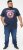 D555 ROGERS Official Captain America Printed T-Shirt Dark Navy - T-shirts - T-shirts Homem Tamanhos Grandes