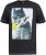 D555 MARTIN Official Batman Printed T-Shirt Washed Black - T-shirts - T-shirts Homem Tamanhos Grandes