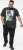D555 MARTIN Official Batman Printed T-Shirt Washed Black - T-shirts - T-shirts Homem Tamanhos Grandes