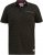 D555 RAUL AOP Jersey Polo With Jacquard Collar, Ribs And Chest Pocket Black - Pólos - Pólos Tamanhos Grandes Homem