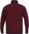 D555 HIRALDO Quarter Neck Pique Fleece Sweatshirt With Chest Embroidery Red - Sweatshirts & hoodies - Sweatshirt & Camisolas com Capuz tamanhos grandes