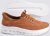 D555 Dartford 1 Kingsize Hands Free Shoes Pu & Faux Suede Top Tan - Calçado de homem 40-52 - 