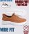 D555 Dartford 1 Kingsize Hands Free Shoes Pu & Faux Suede Top Tan - Calçado de homem 40-52 - 