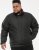D555 Rudy Showerproof Fleece Lined Jacket With Packaway Hood - Black - Casacos - Casacos Homem Tamanhos Grandes