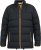 D555 CRISTIANO Puffer Jacket With Binding On Cuffs And Embroidery Badge On Sleeve Black - Casacos - Casacos Homem Tamanhos Grandes