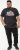 D555 LORNE Motor Bike Splatter Printed Crew Neck T-Shirt Washed Black - T-shirts - T-shirts Homem Tamanhos Grandes
