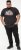 D555 LORNE Motor Bike Splatter Printed Crew Neck T-Shirt Washed Black - T-shirts - T-shirts Homem Tamanhos Grandes