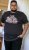 D555 LORNE Motor Bike Splatter Printed Crew Neck T-Shirt Washed Black - T-shirts - T-shirts Homem Tamanhos Grandes