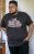 D555 LORNE Motor Bike Splatter Printed Crew Neck T-Shirt Washed Black - T-shirts - T-shirts Homem Tamanhos Grandes