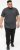 D555 ORSTON Reno Fabric Crew Neck T-Shirt With Chest Embroidery Black Reno - T-shirts - T-shirts Homem Tamanhos Grandes