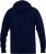D555 IRVIN Full Zip Jacquard Hoody With Chest Embroidery Navy - Sweatshirts & Hoodies - Sweatshirt & Camisolas com Capuz tamanhos grandes