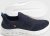 D555 Blyth 2 Kingsize Hands Free Shoes With Knitted Top Navy - Calçado de homem 40-52 - 