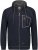 Adamo Michael Hoodie with Zipper Navy - Sweatshirts & hoodies - Sweatshirt & Camisolas com Capuz tamanhos grandes