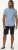 D555 Falmouth 1 Linen Mix Short Sleeve Shirt With Button Down Blue - Camisas - Camisas Homem Tamanhos Grandes