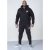 D555 Verlin Couture Full Zip Hoodie Black - Sweatshirts & hoodies - Sweatshirt & Camisolas com Capuz tamanhos grandes