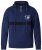 D555 Sergio Half Zip Hoodie Navy - Sweatshirts & hoodies - Sweatshirt & Camisolas com Capuz tamanhos grandes