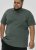 D555 Poole Circle Wave Printed Crew Neck T-shirt Khaki - T-shirts - T-shirts Homem Tamanhos Grandes