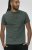 D555 Poole Circle Wave Printed Crew Neck T-shirt Khaki - T-shirts - T-shirts Homem Tamanhos Grandes