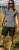 D555 Poole Circle Wave Printed Crew Neck T-shirt Khaki - T-shirts - T-shirts Homem Tamanhos Grandes