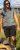 D555 Poole Circle Wave Printed Crew Neck T-shirt Khaki - T-shirts - T-shirts Homem Tamanhos Grandes
